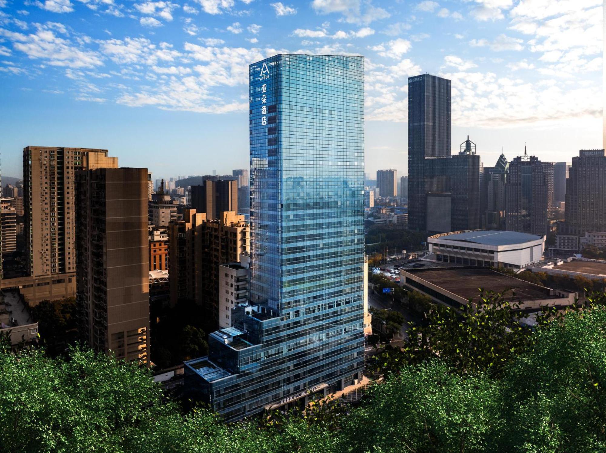 Atour Hotel Wuhan Chuhe Han Street Hongshan Plaza Exteriör bild