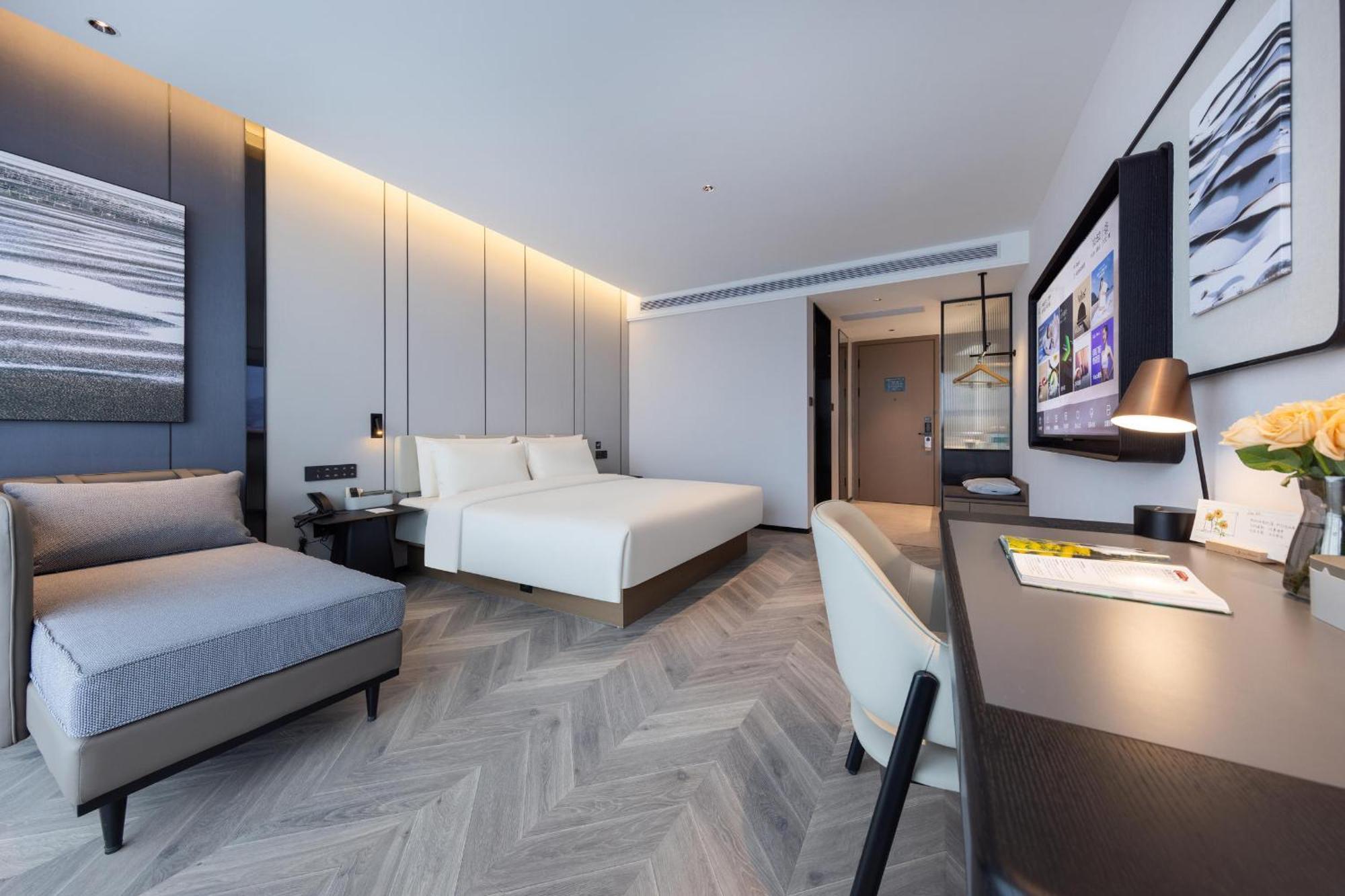 Atour Hotel Wuhan Chuhe Han Street Hongshan Plaza Exteriör bild