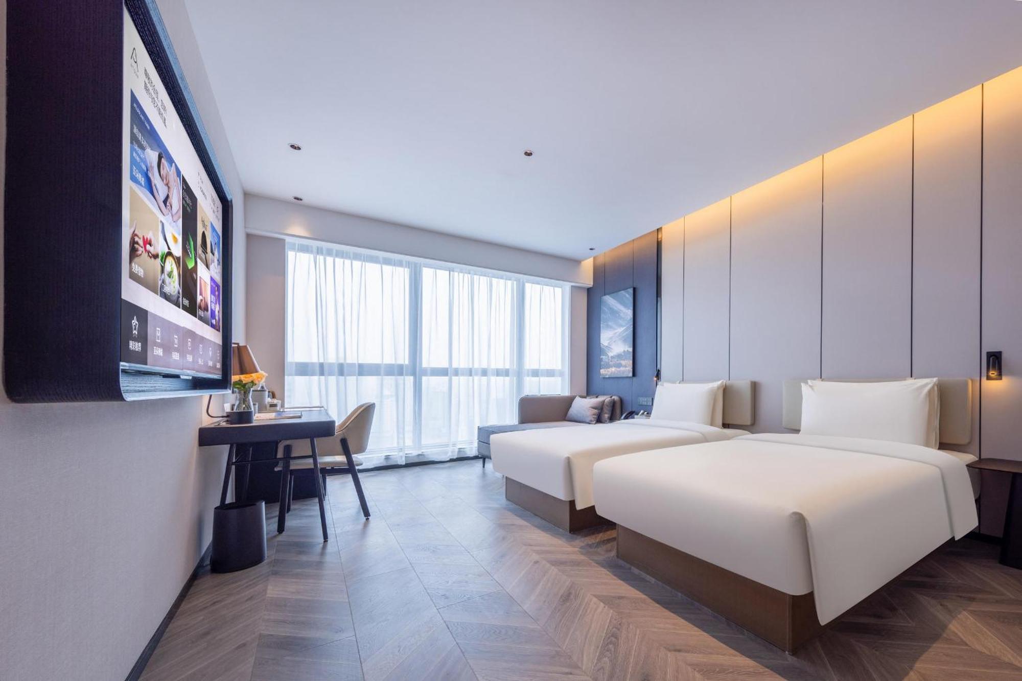 Atour Hotel Wuhan Chuhe Han Street Hongshan Plaza Exteriör bild